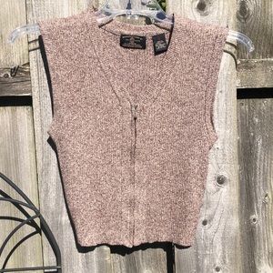 Silk and Lambswool vest